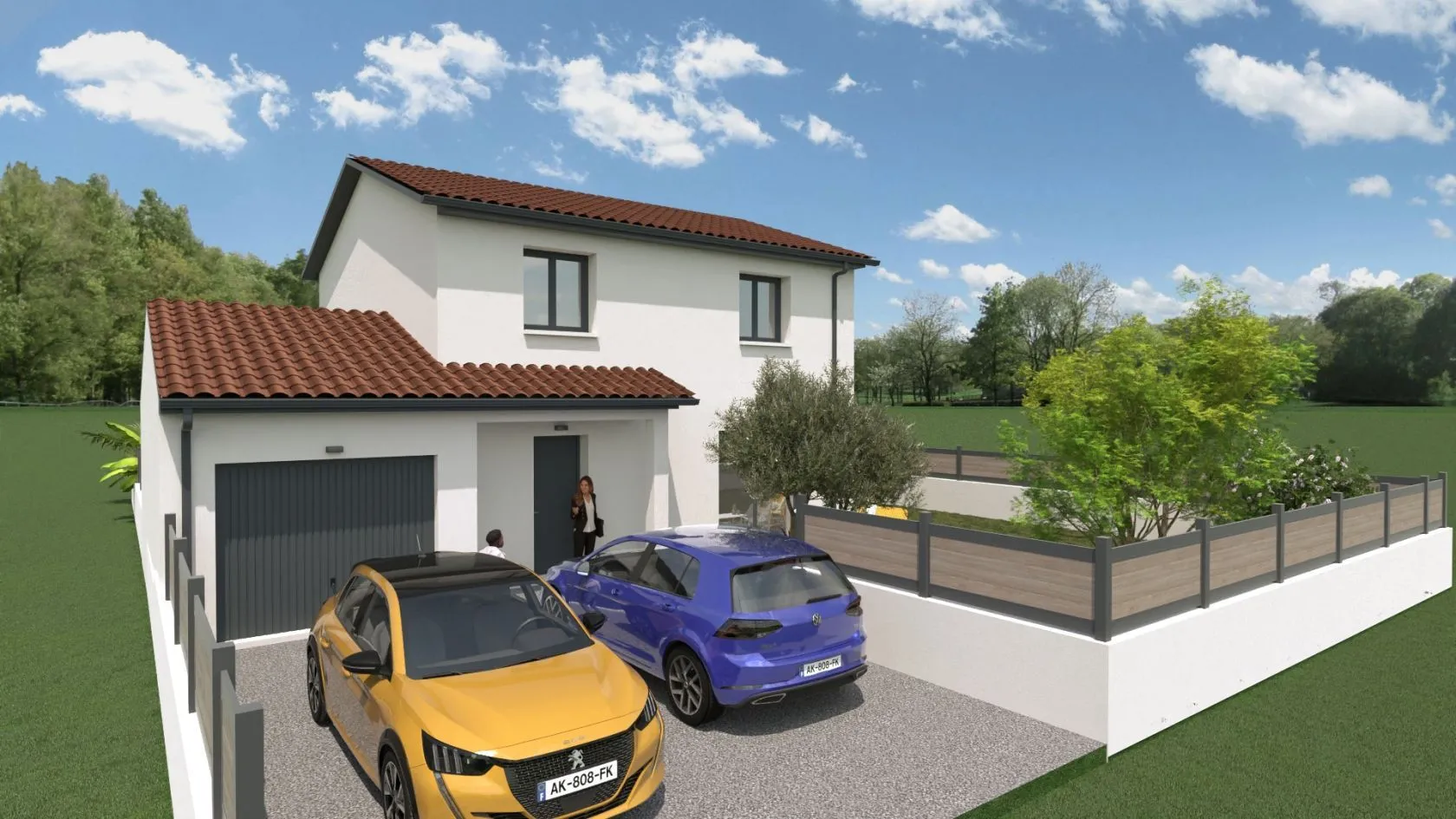 Maison neuve 100 m² à Roussillon (38150)