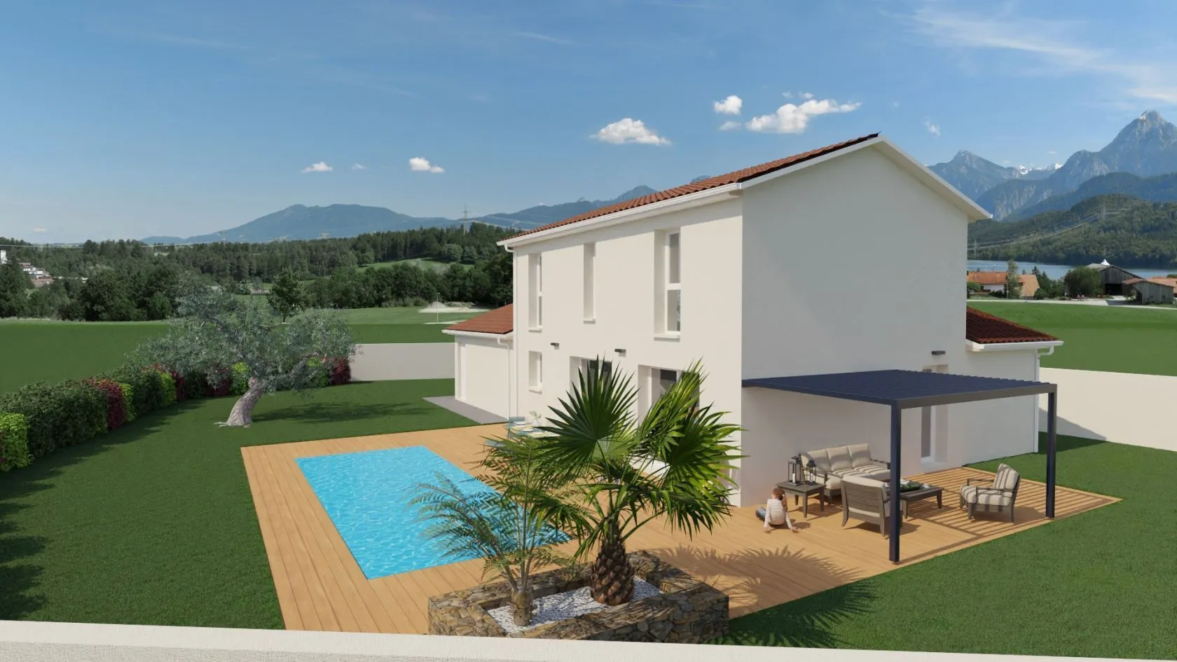 Maison neuve 100 m² à Chonas-l'Amballan (38121)