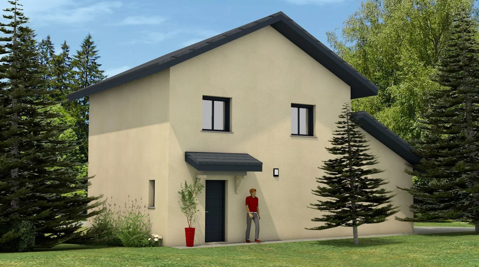 Maison neuve 90 m² à Thoiry (01710)