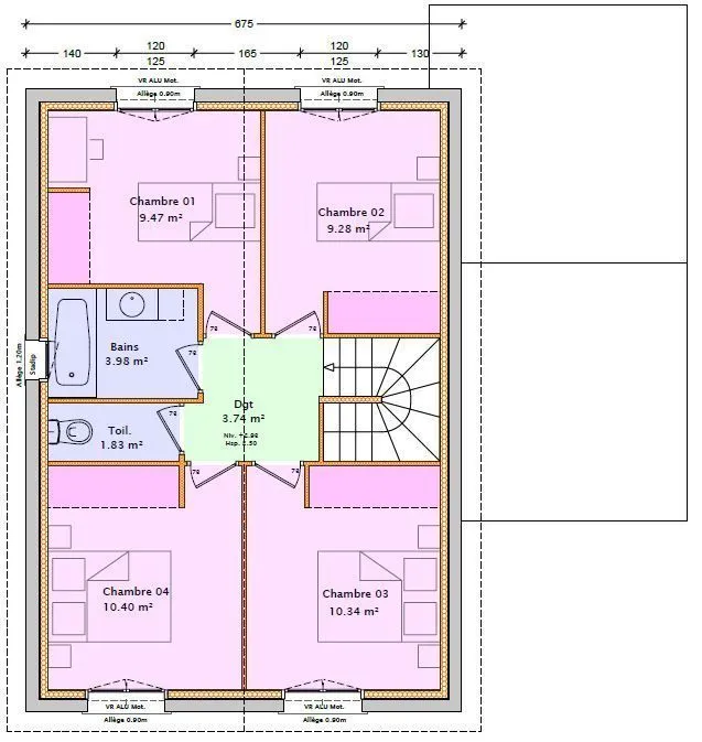 Maison neuve 100 m² à Farges (01550)