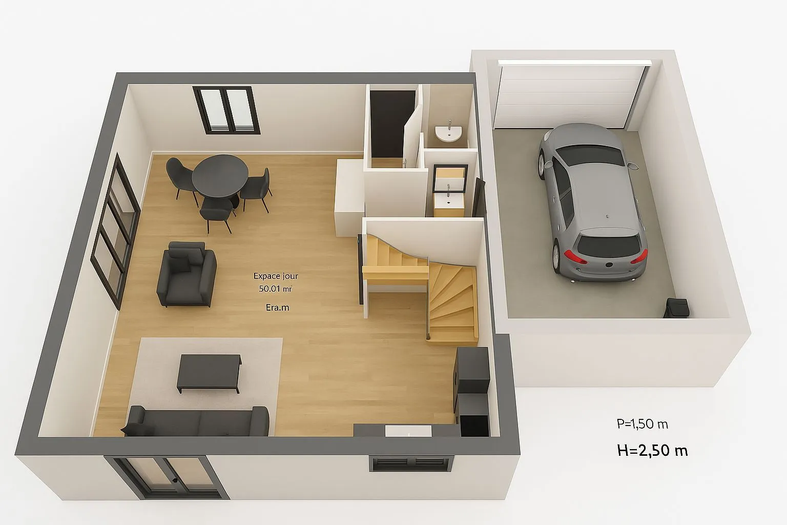 Maison neuve 100 m² à Farges (01550)