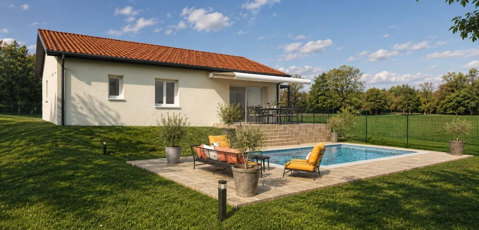 Maison neuve 80 m² à Beligneux (01360)