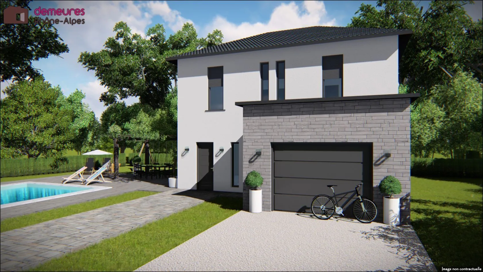 Maison neuve 90 m² à Pont-de-Chéruy (38230)