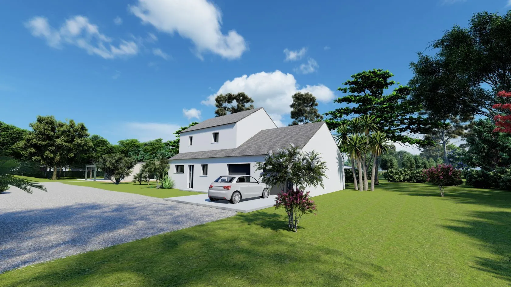 Maison neuve à Hédé-Bazouges