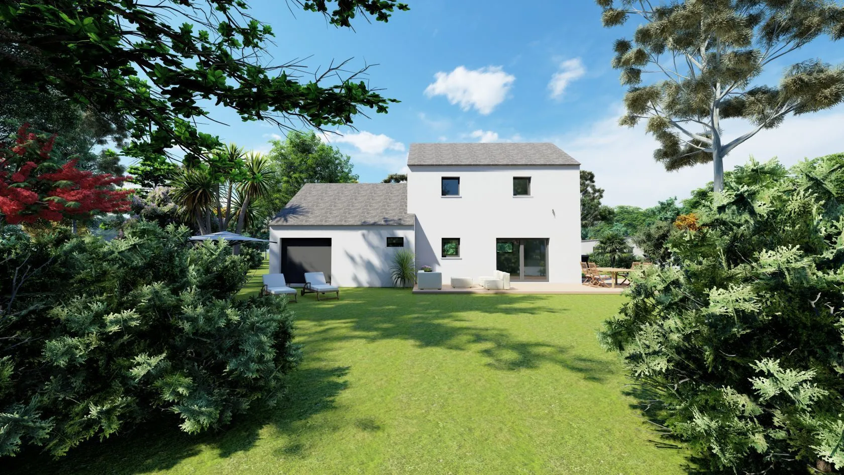 Maison neuve 104 m² à Hirel (35120)