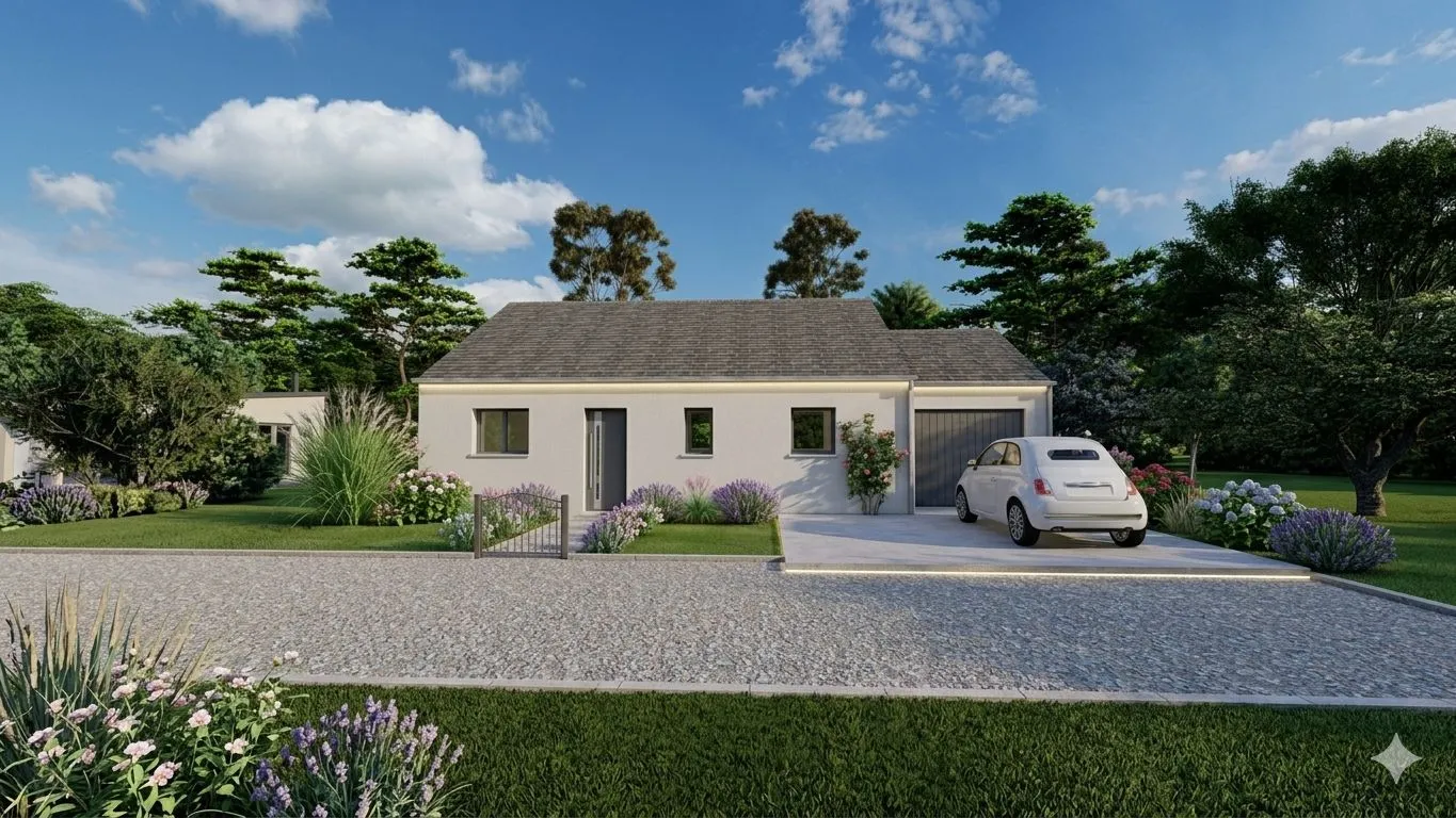 Maison neuve 75 m² à Lanrelas (22250)