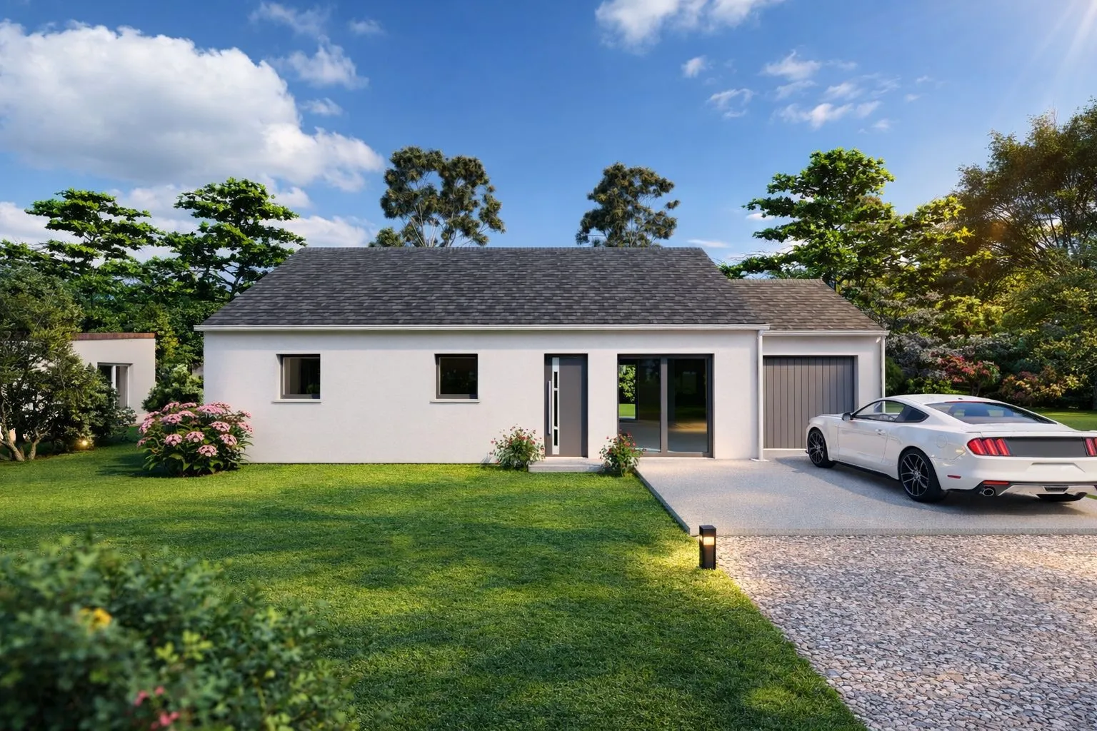 Maison neuve à Hédé-Bazouges