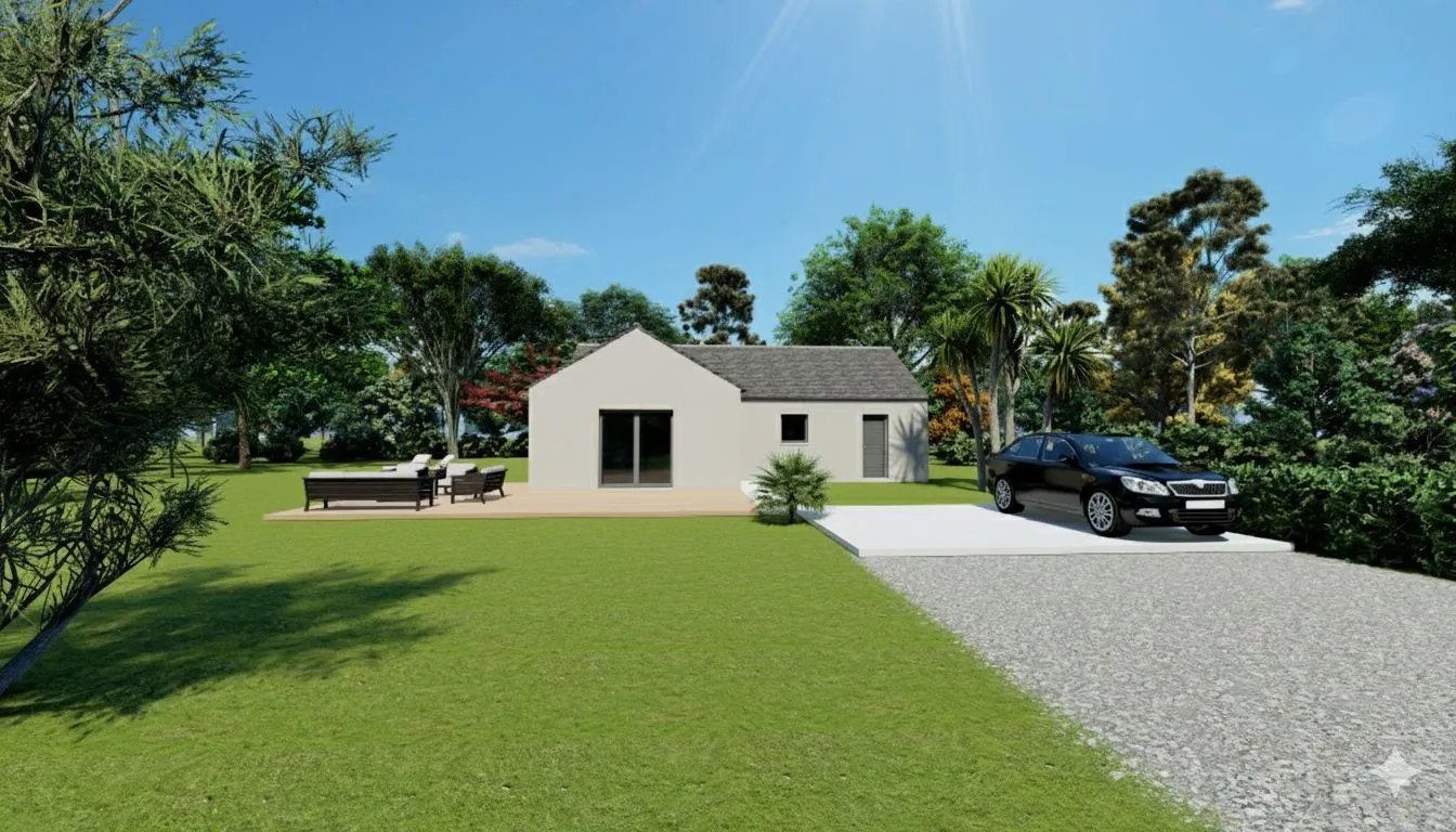 Maison neuve à Hédé-Bazouges