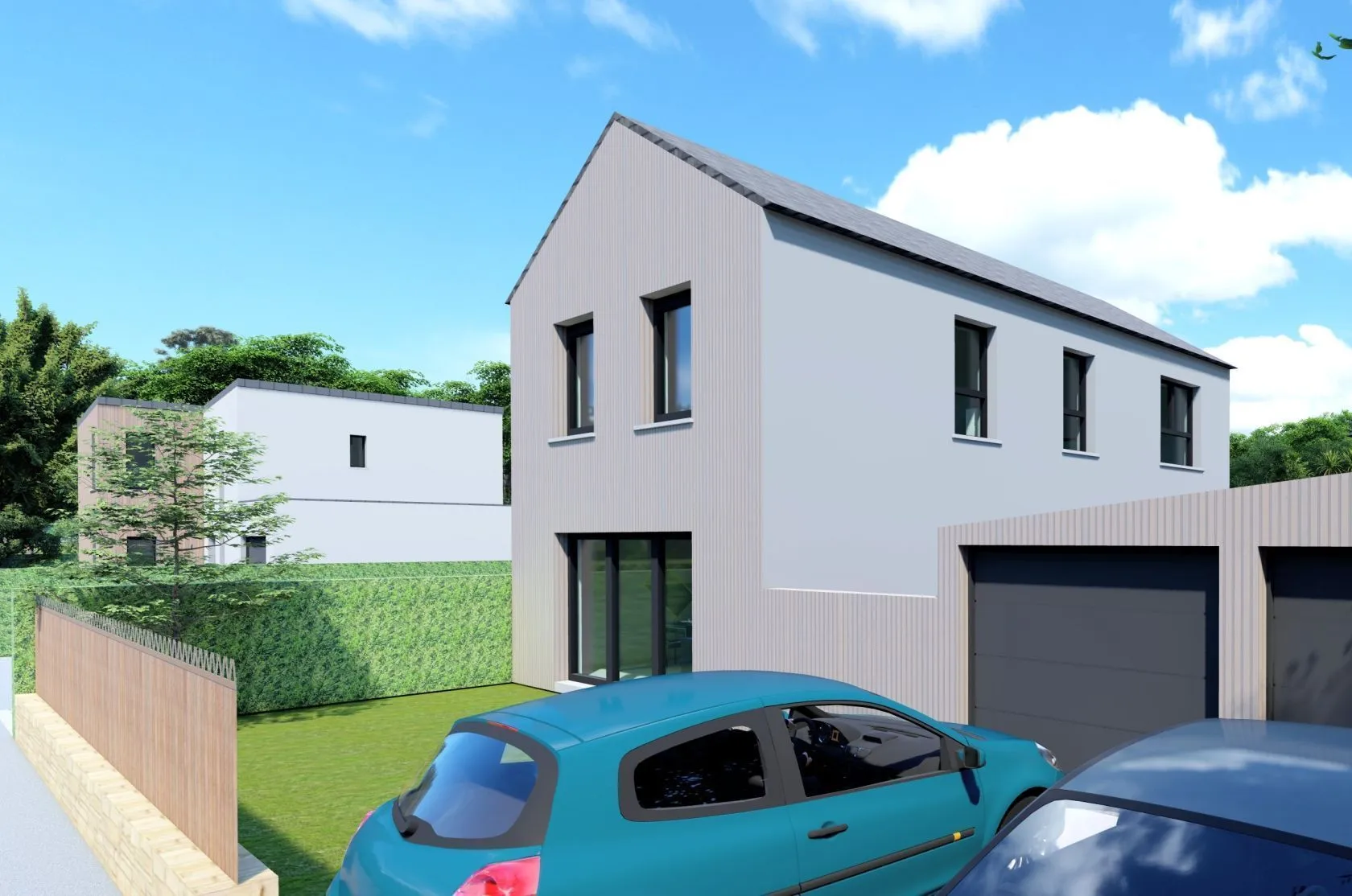 Maison neuve à Hédé-Bazouges
