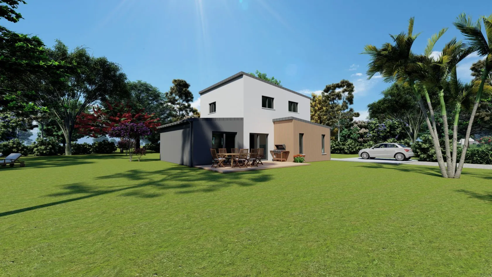 Maison neuve 82 m² à Plestan (22640)