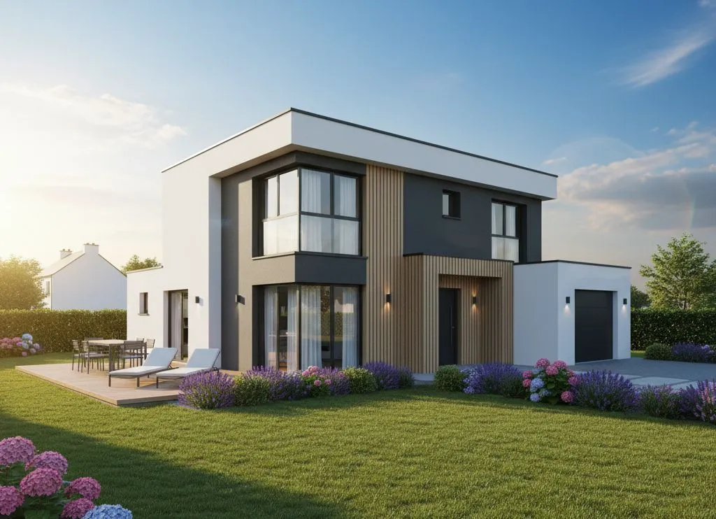 Maison neuve à Corps-Nuds