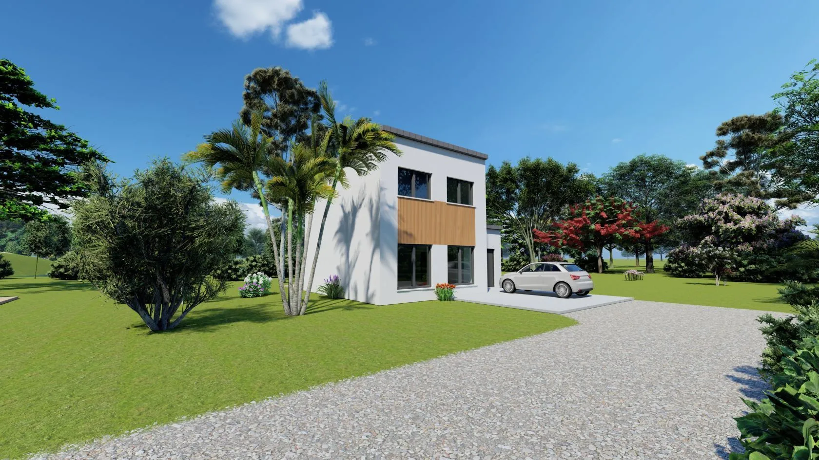Maison neuve à Hédé-Bazouges
