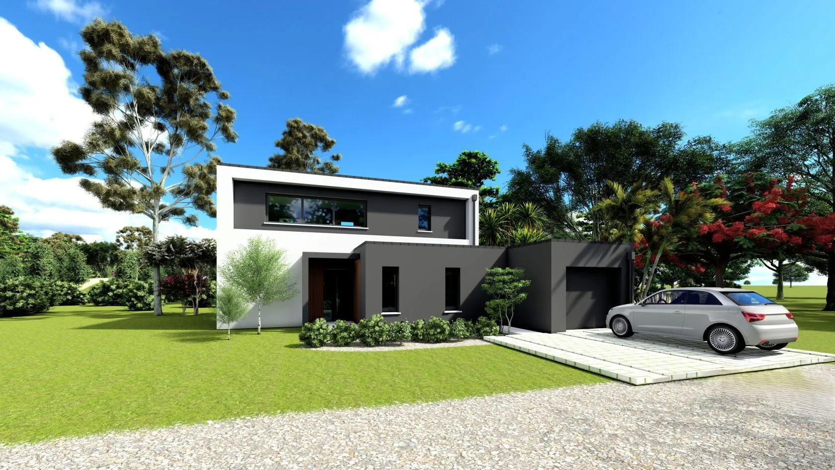 Maison neuve à Hédé-Bazouges