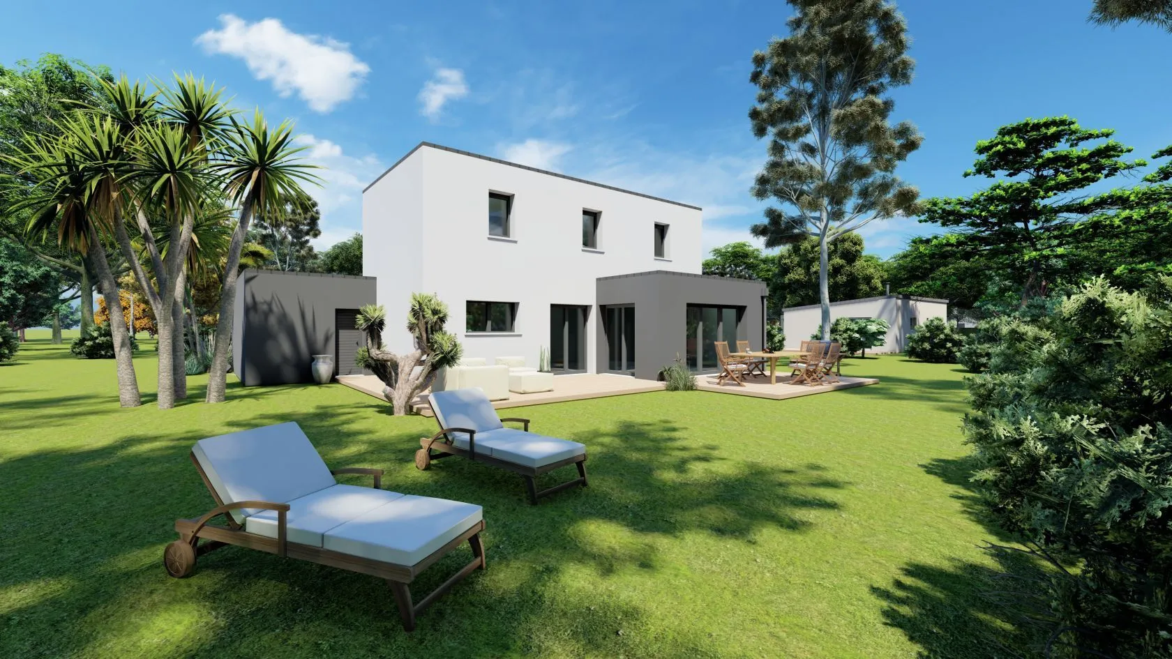 Maison neuve 115 m² à Saint-Aubin-d'Aubigné (35250)