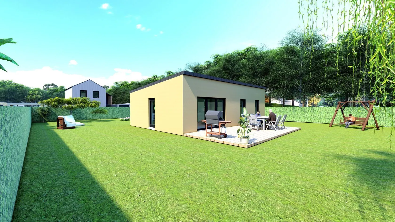 Maison neuve à Hédé-Bazouges