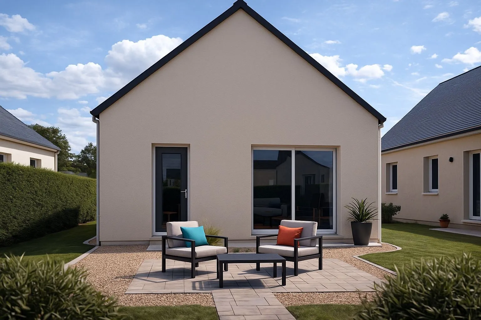 Maison neuve à Moutiers