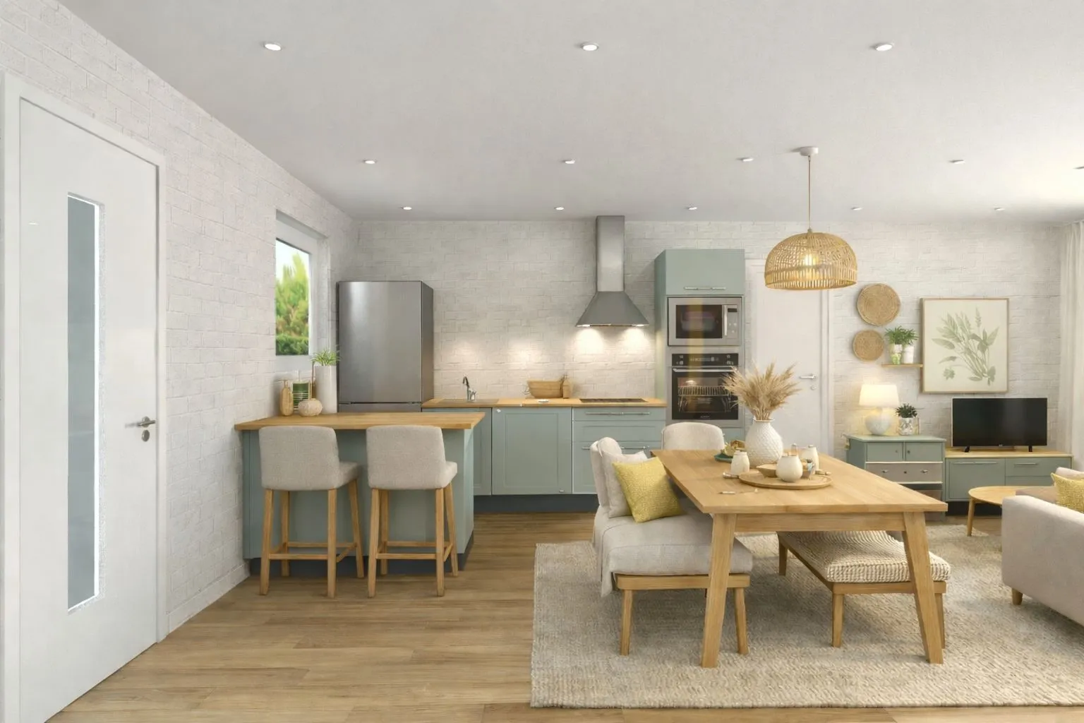 Maison neuve 63 m² à Limerzel (56220)