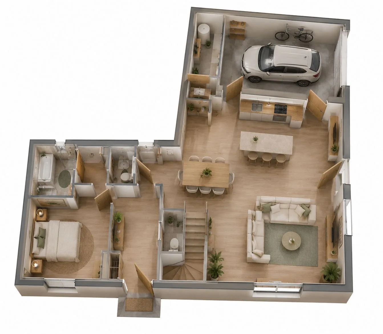 Maison neuve 110 m² à Saint-Melaine-sur-Aubance (49610)
