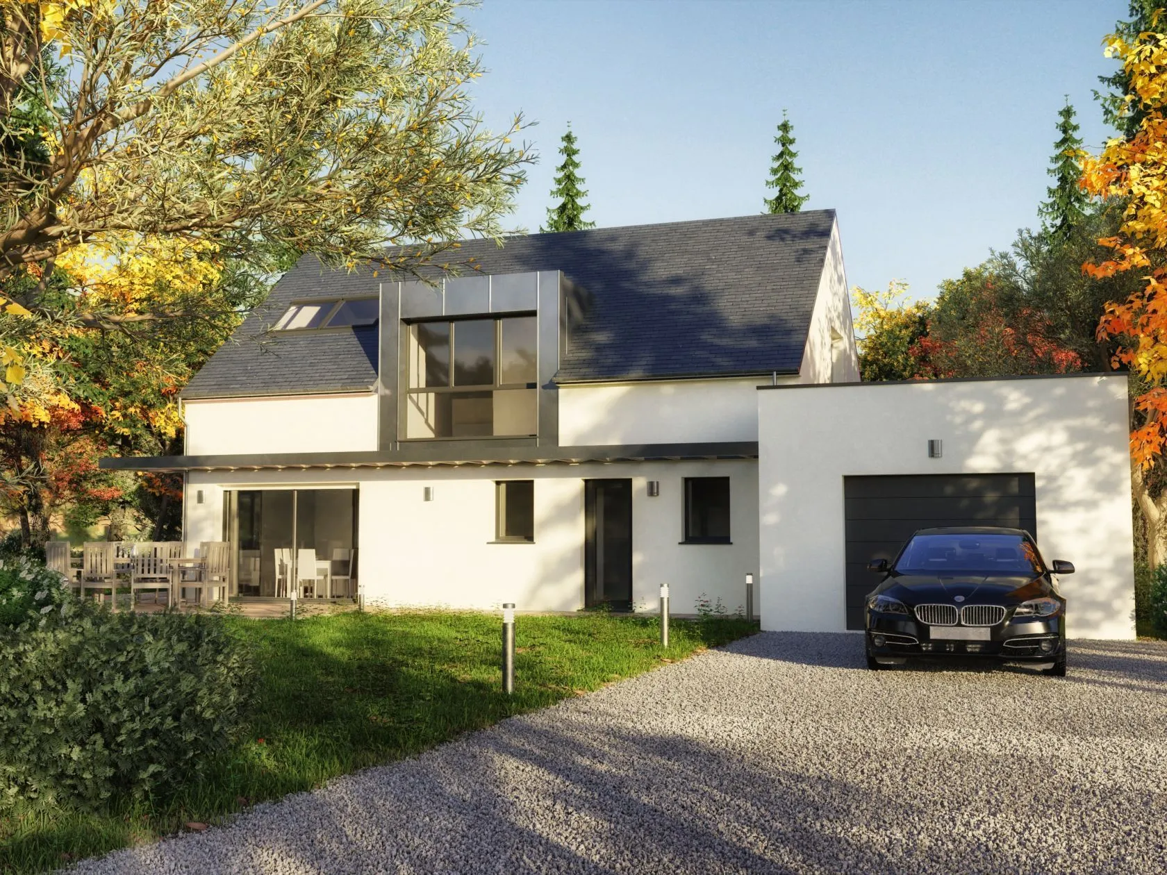 Maison neuve 140 m² à Sarrigné (49800)