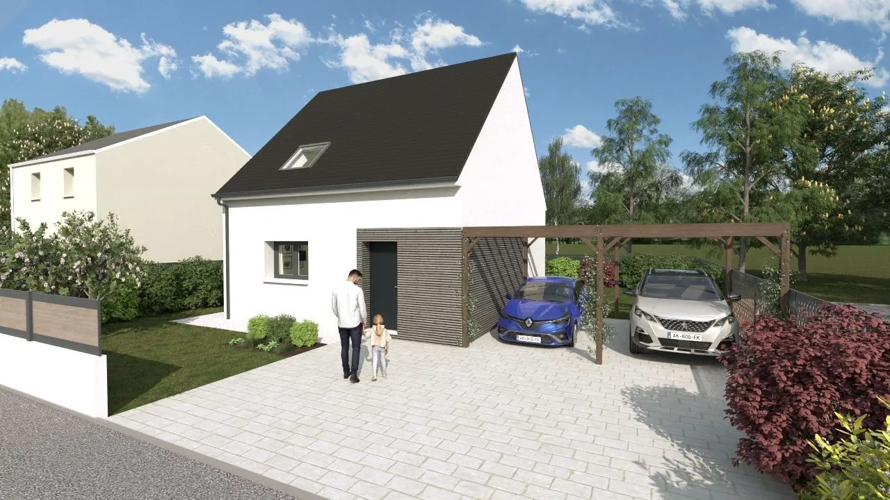 Maison neuve à Touches