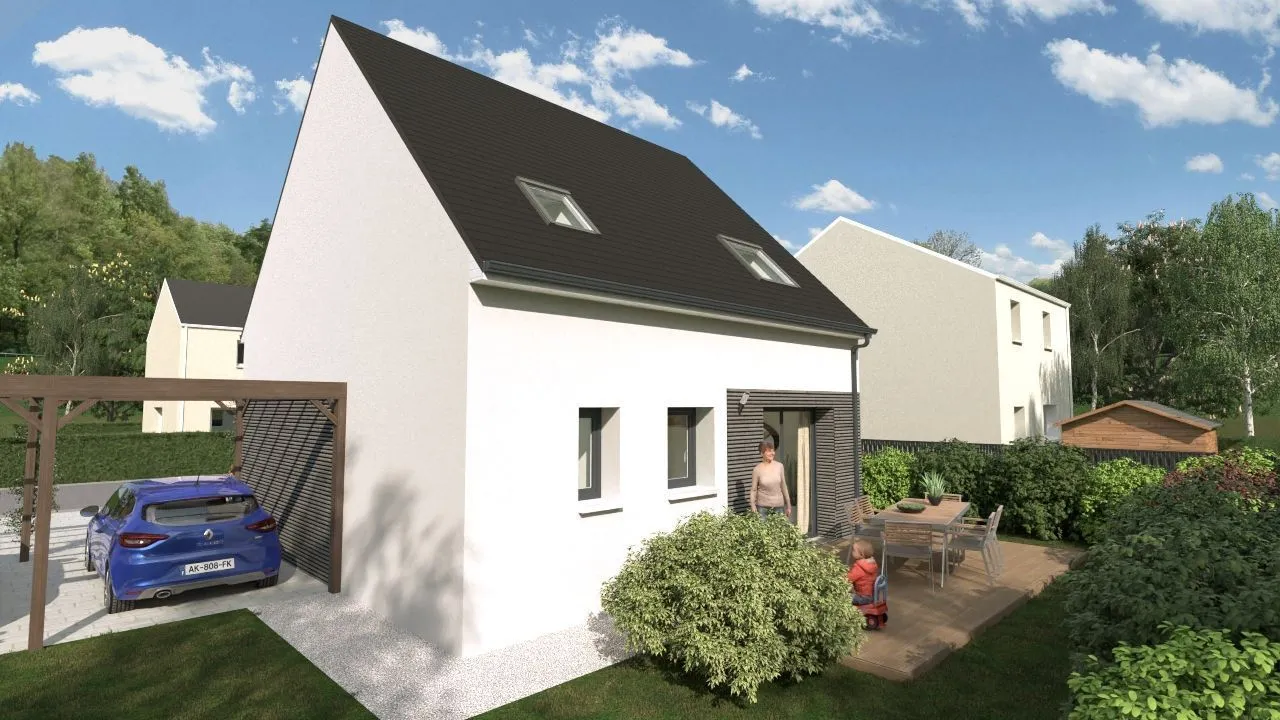 Maison neuve 76 m² au Louroux-Béconnais (49370)