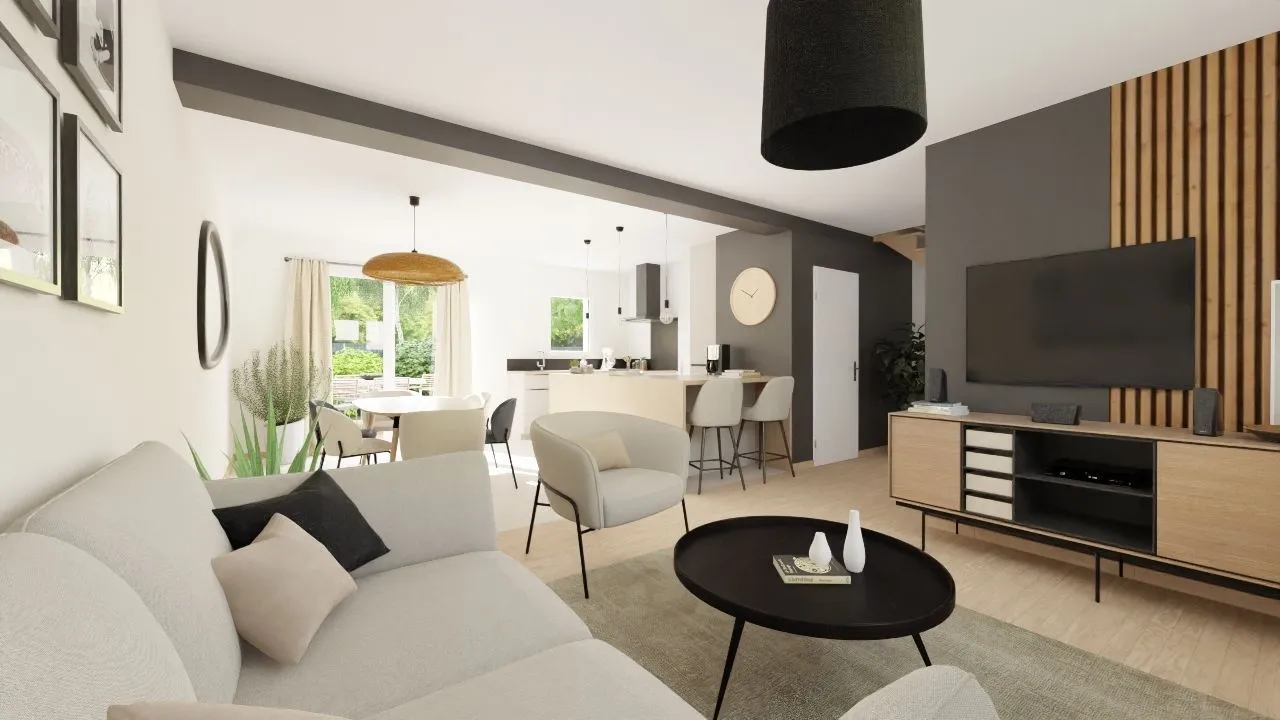 Maison neuve 76 m² au Louroux-Béconnais (49370)