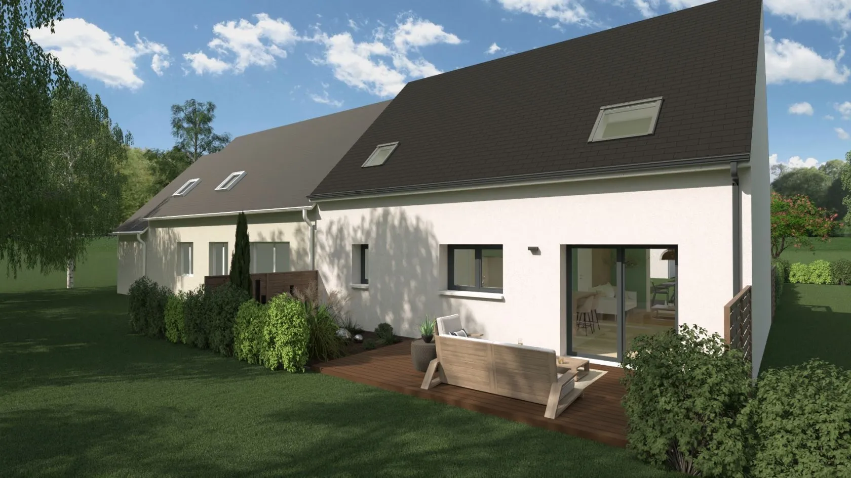 Maison neuve 106 m² au Louroux-Béconnais (49370)
