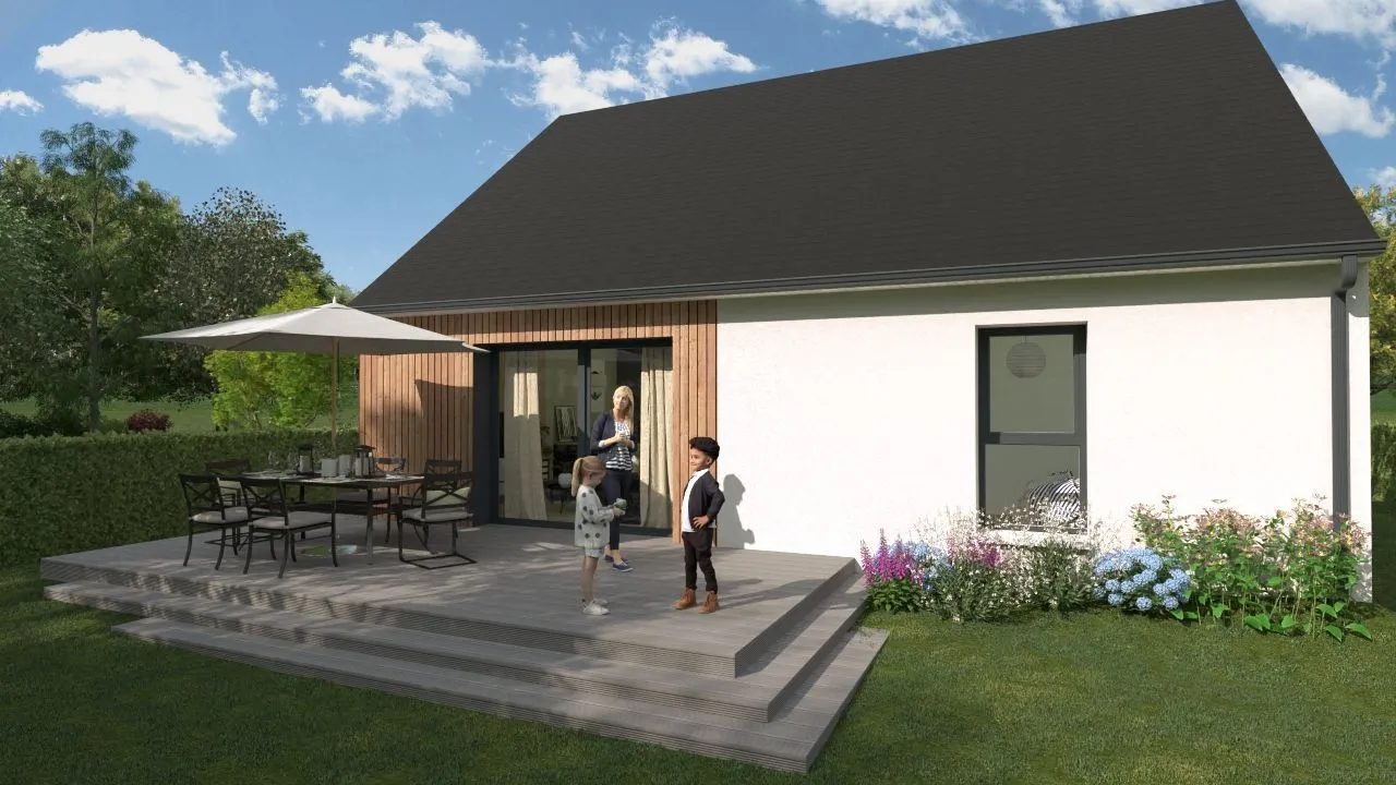 Maison neuve 103 m² au Louroux-Béconnais (49370)