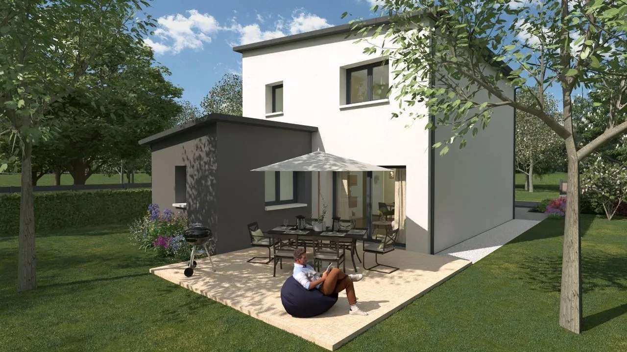 Maison neuve 103 m² au Louroux-Béconnais (49370)