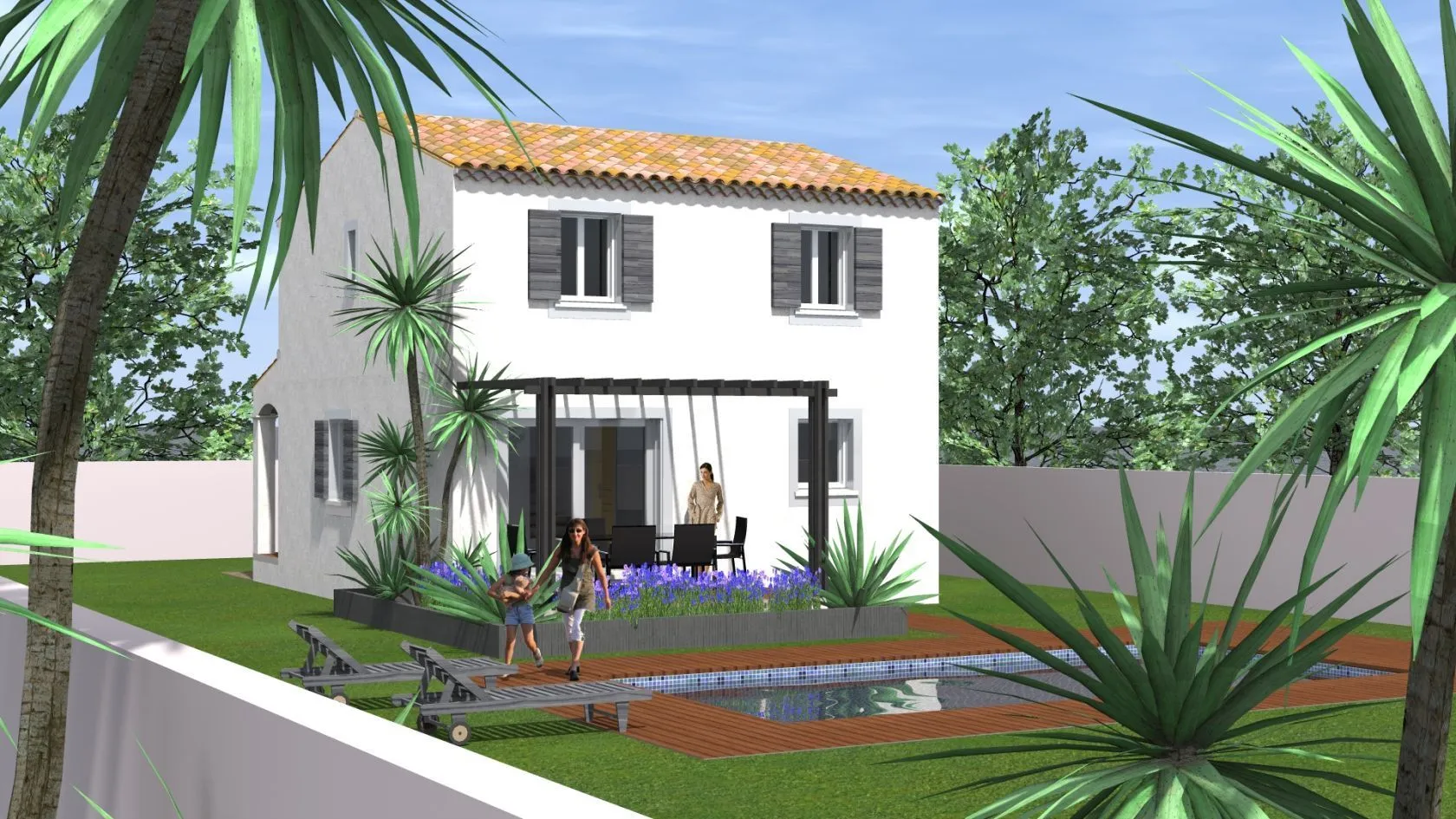 Maison neuve 87 m² à Saze (30650)