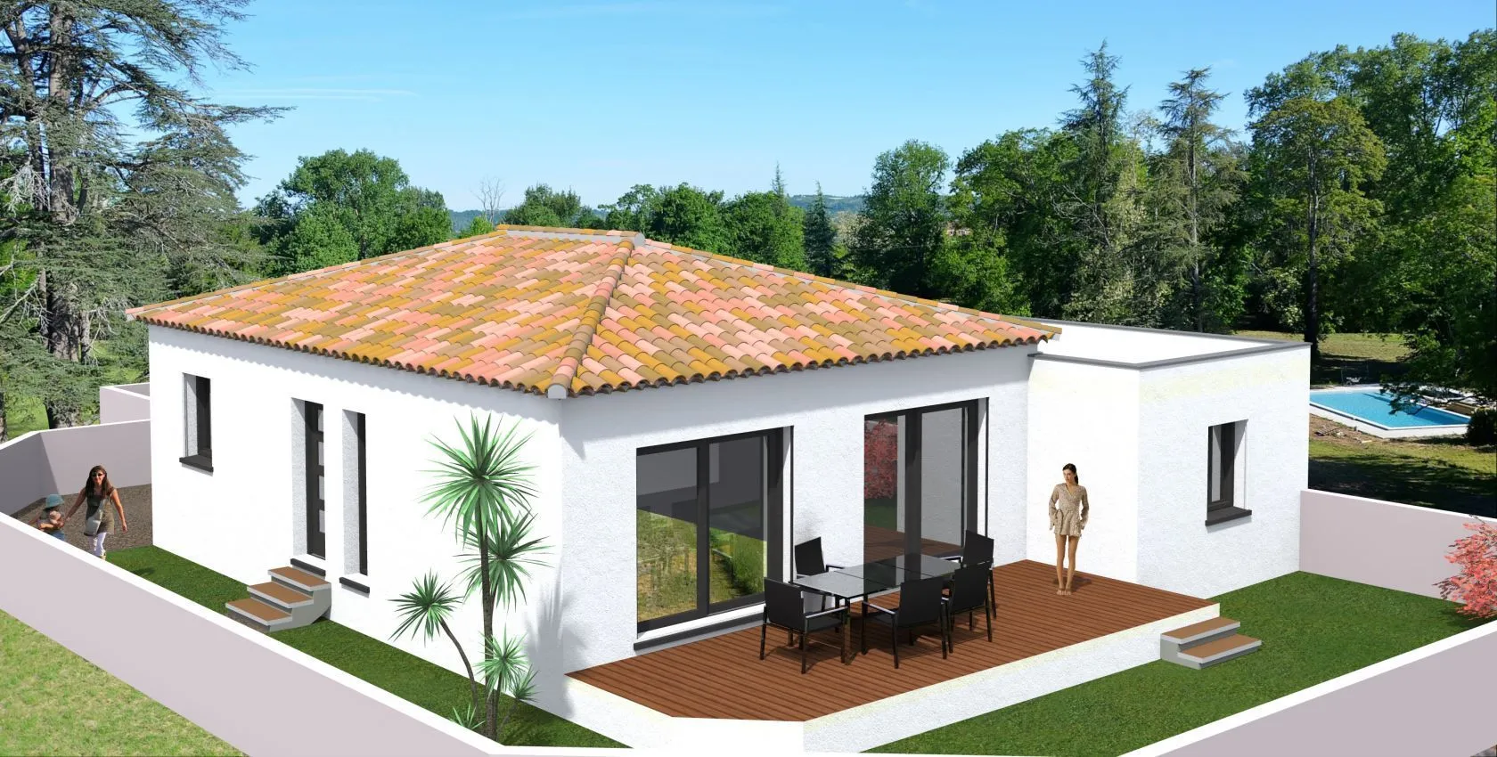 Maison neuve 89 m² à Gaujac (30330)