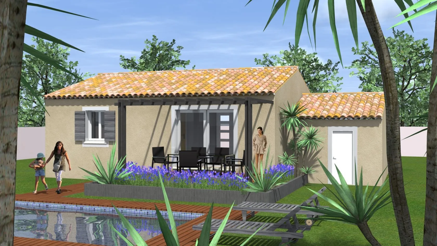 Maison neuve 65 m² à Saze (30650)