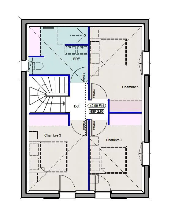 Maison neuve 90 m² à Saint-Pierre-d'Irube (64990)