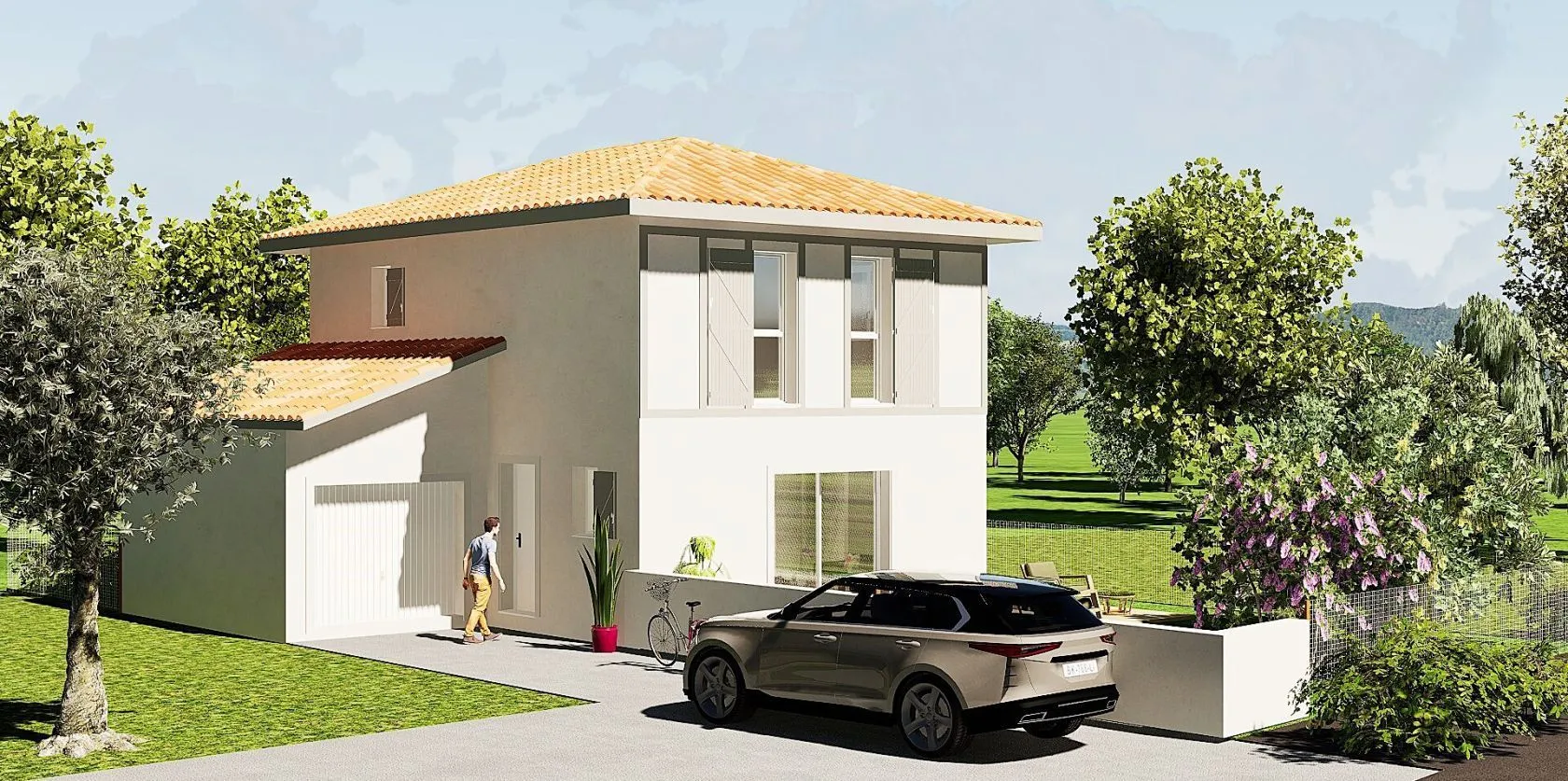 Maison neuve à Bassussarry