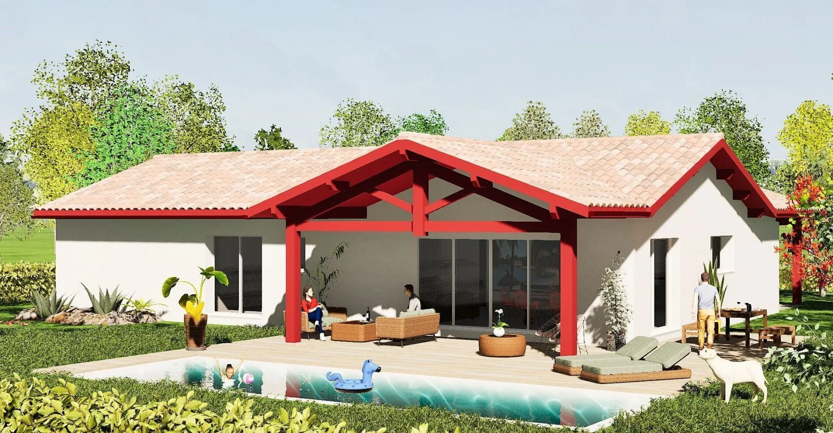 Maison neuve 128 m² à Mouguerre (64990)