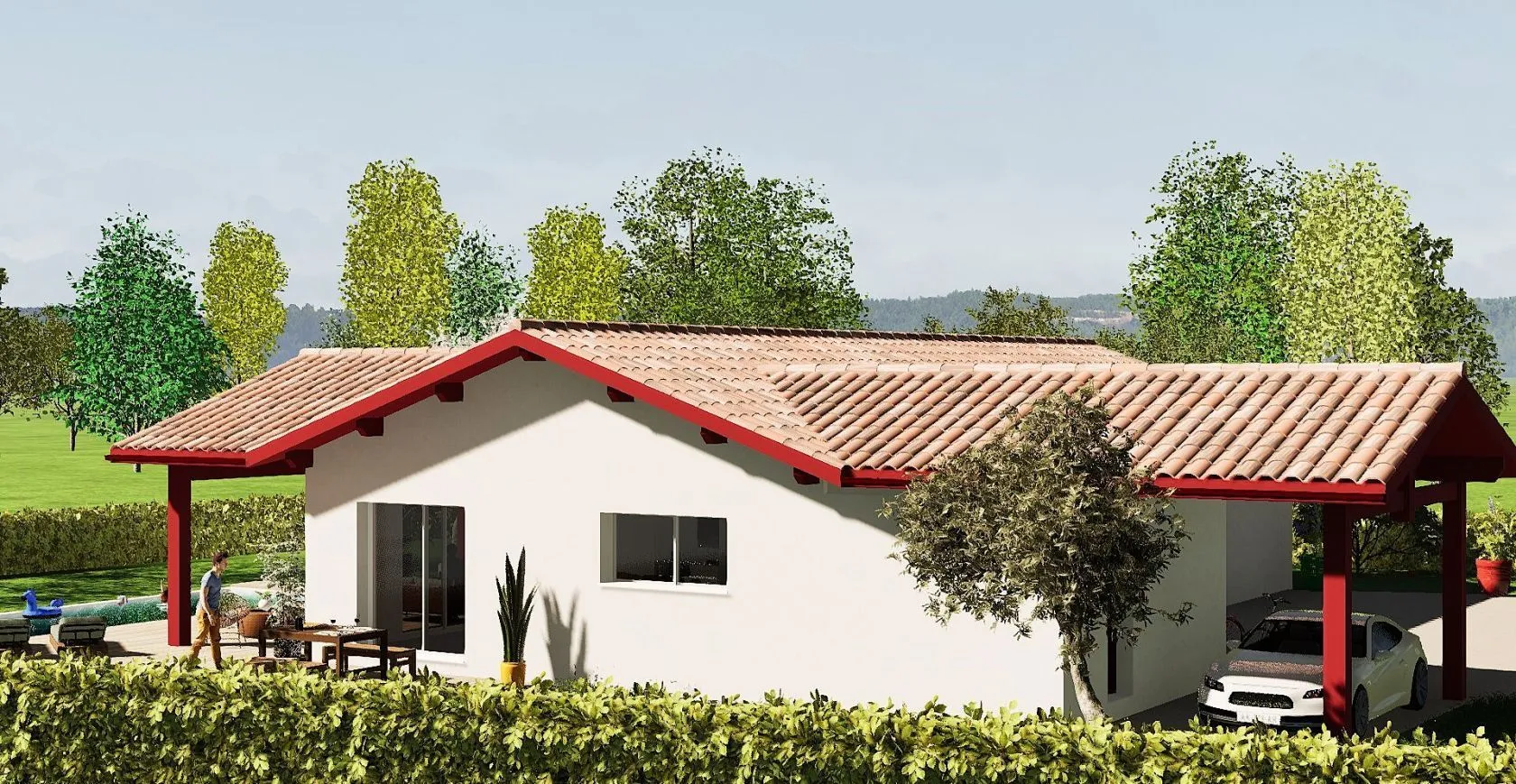 Maison neuve 128 m² à Mouguerre (64990)