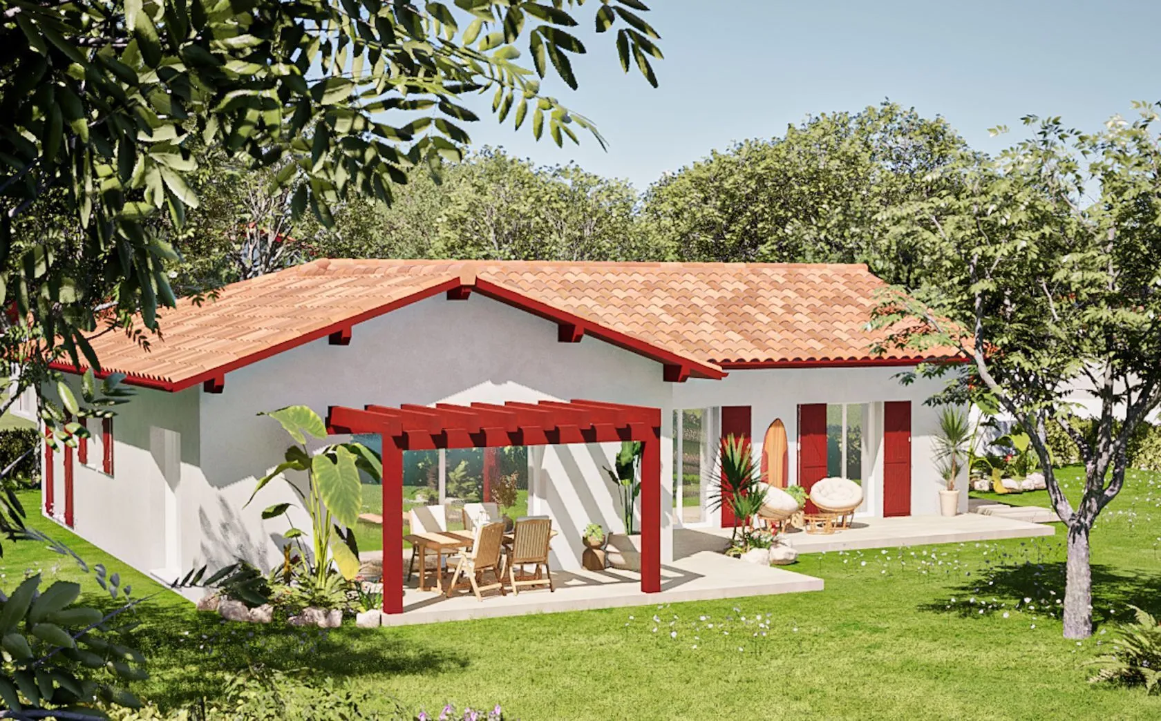 Maison neuve 114 m² à Jatxou (64480)
