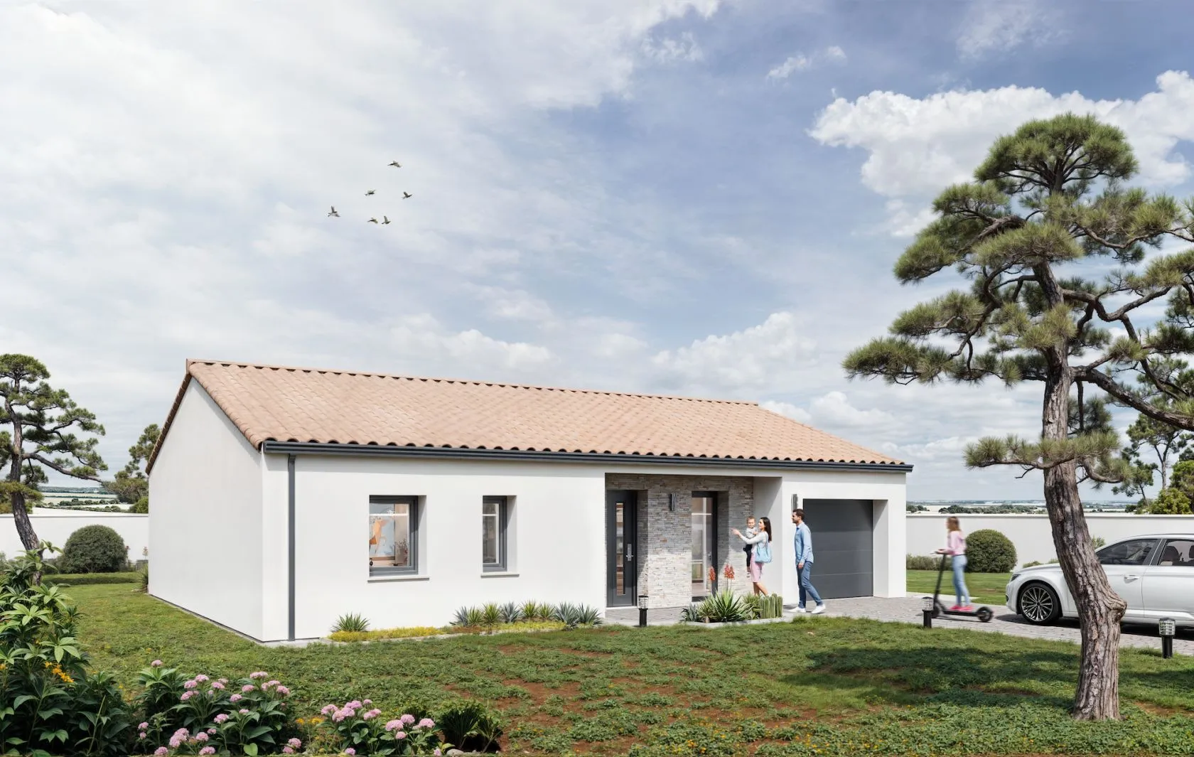 Maison neuve 65 m² à Saint-Martin-des-Tilleuls (85130)