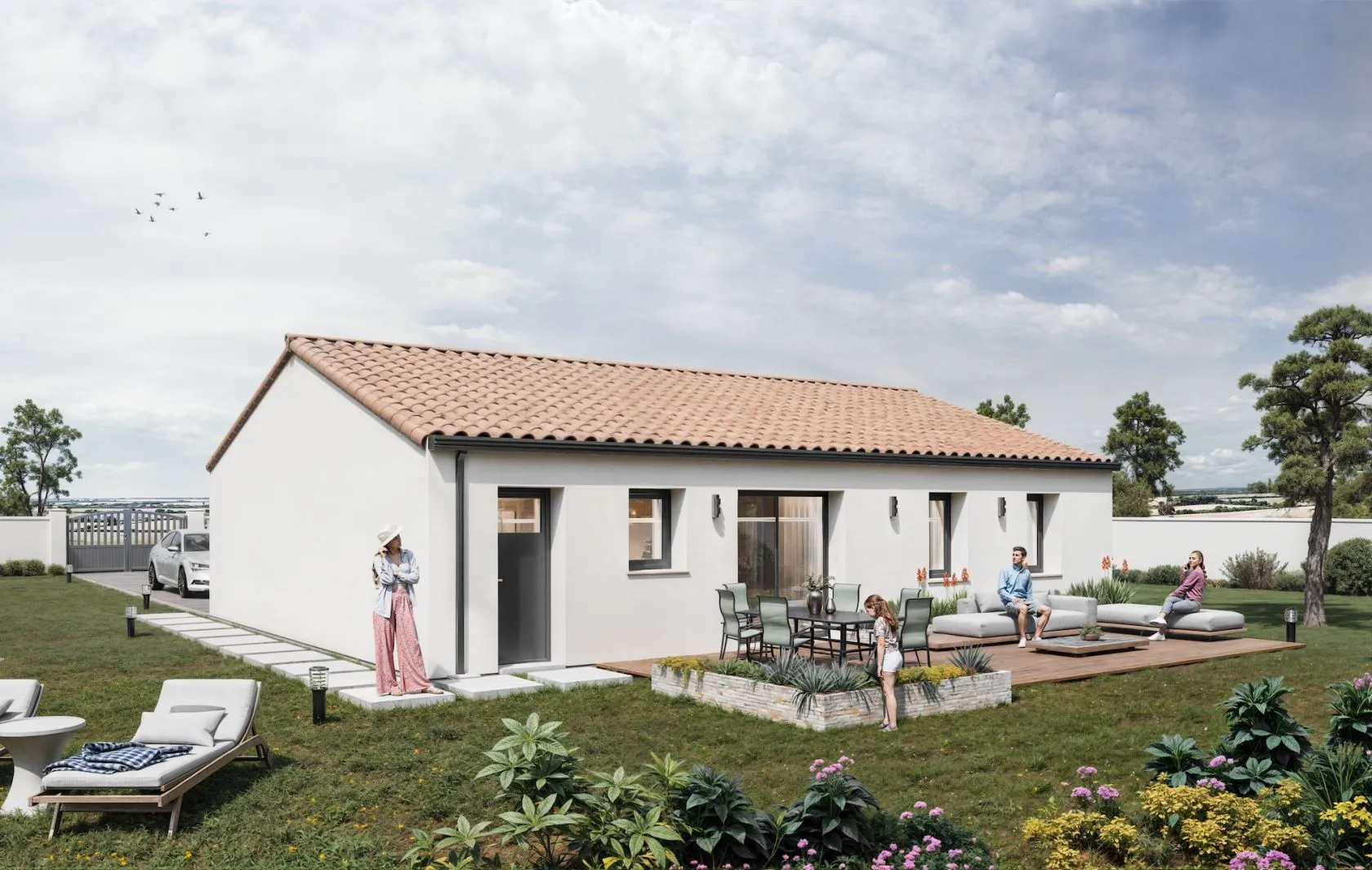 Maison neuve 65 m² à Saint-Martin-des-Tilleuls (85130)