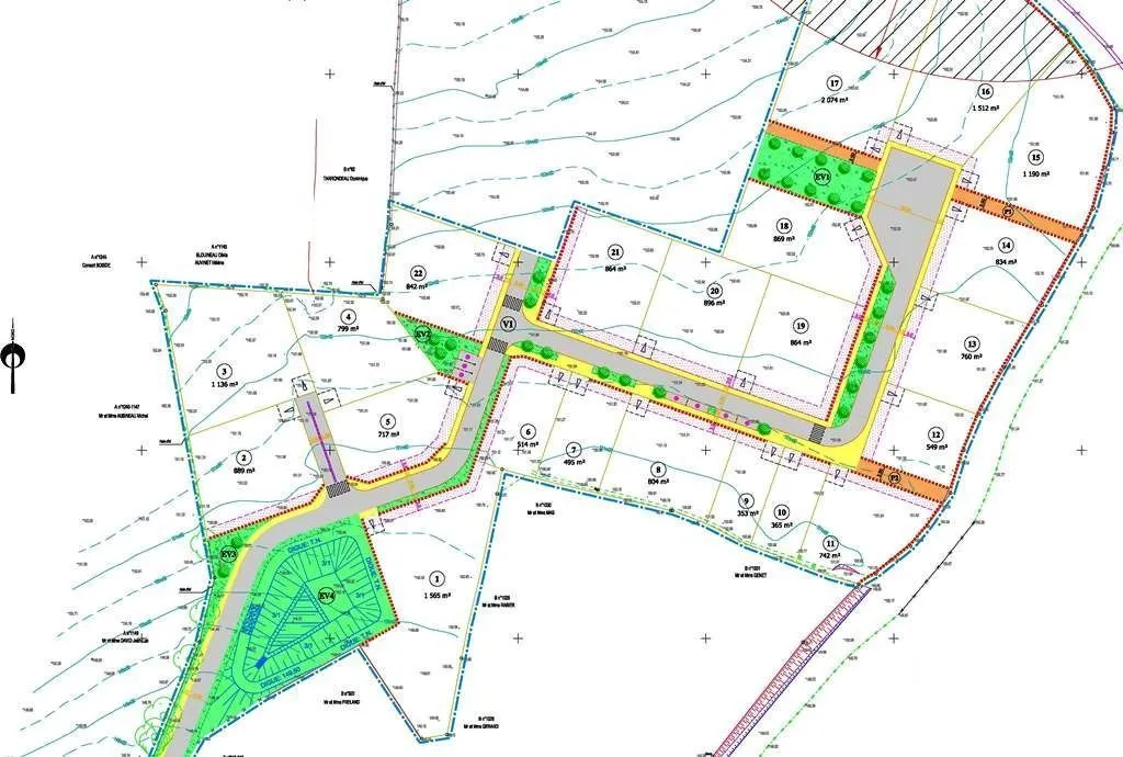 Terrain à bâtir 717 m² à Loge-Fougereuse (85120)