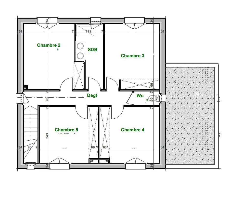 Maison neuve 130 m² à Langlade (30980)