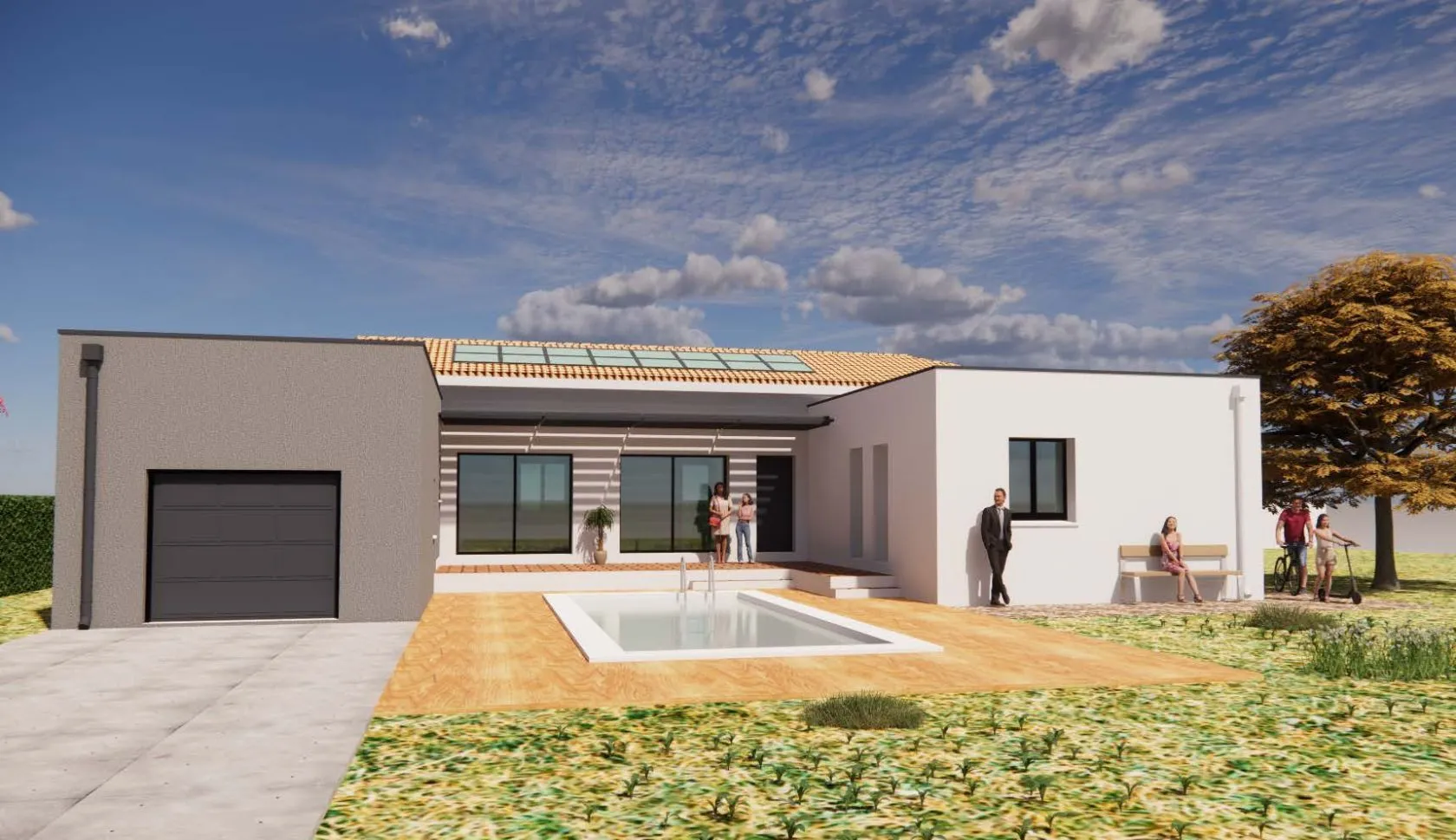 Maison neuve à Montferrier-sur-Lez