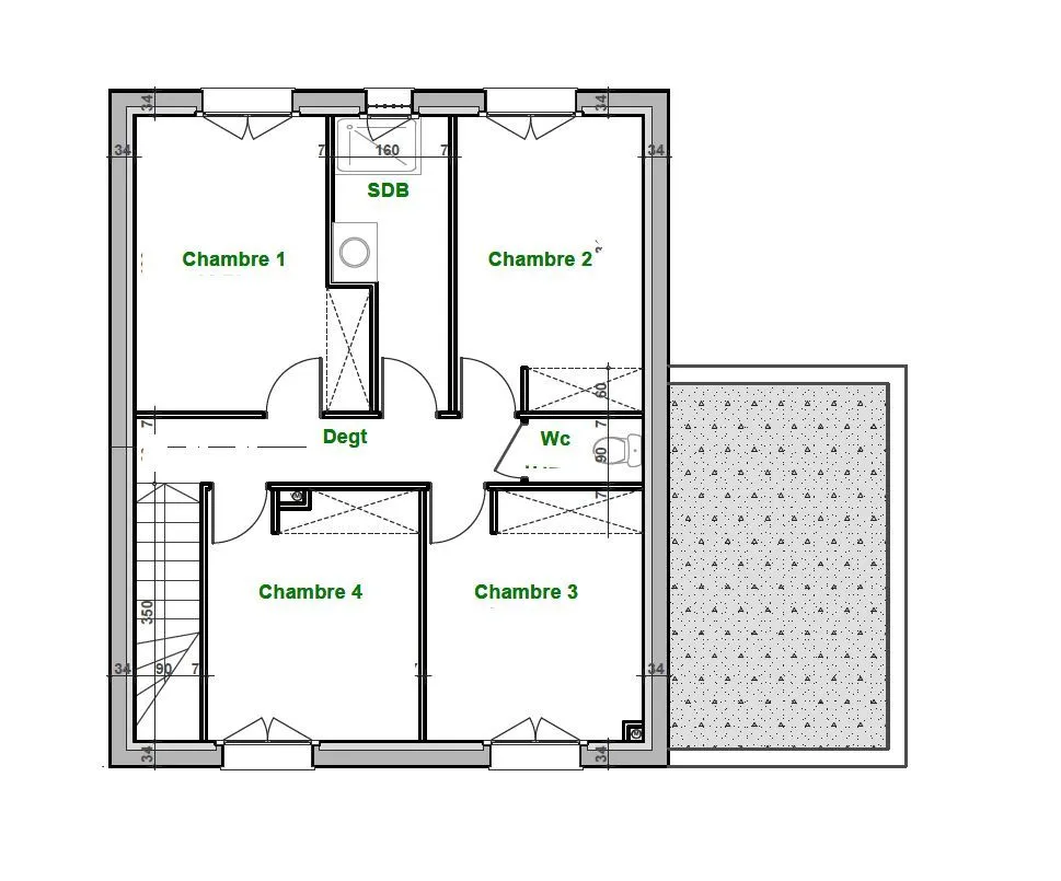 Maison neuve 86 m² à Lunel (34400)