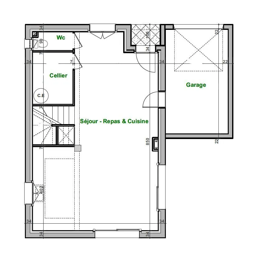 Maison neuve 85 m² à Viols-en-Laval (34380)