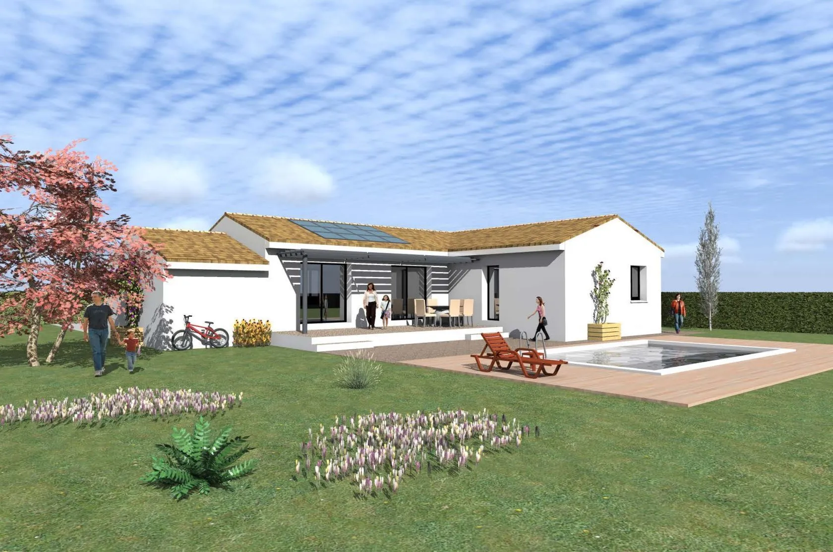 Maison neuve 88 m² à Gignac (34150)