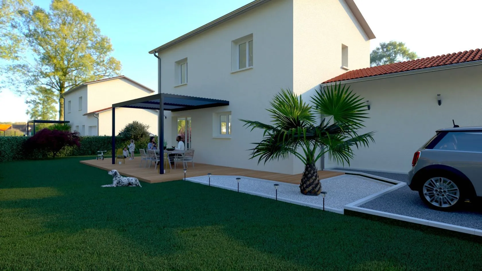 Maison neuve 90 m² à Saint-Marcellin-en-Forez (42680)