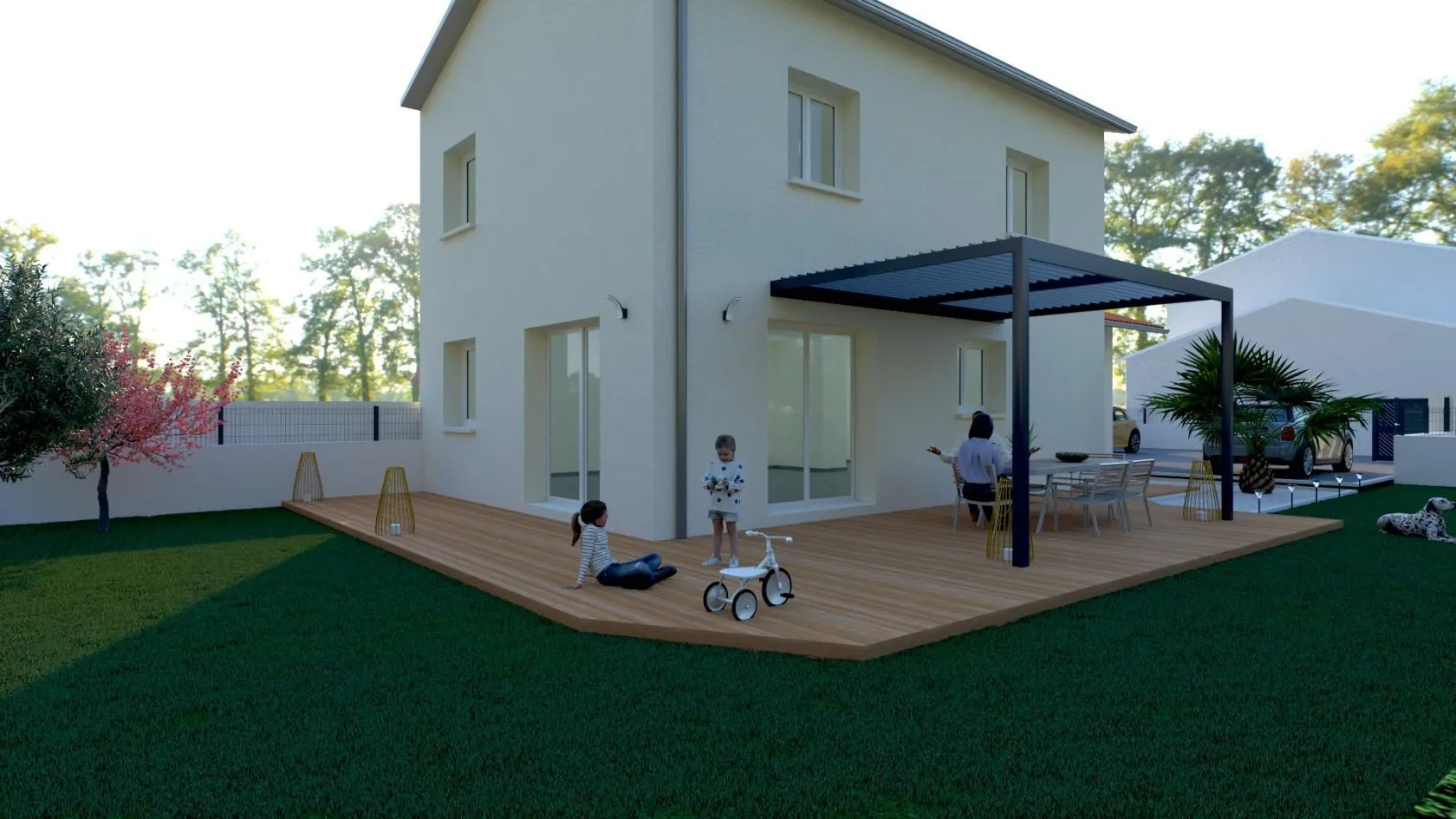 Maison neuve 90 m² à Saint-Marcellin-en-Forez (42680)