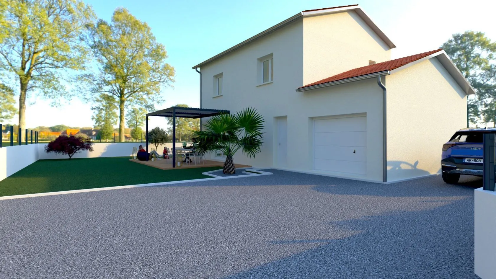 Maison neuve 90 m² à Saint-Marcellin-en-Forez (42680)