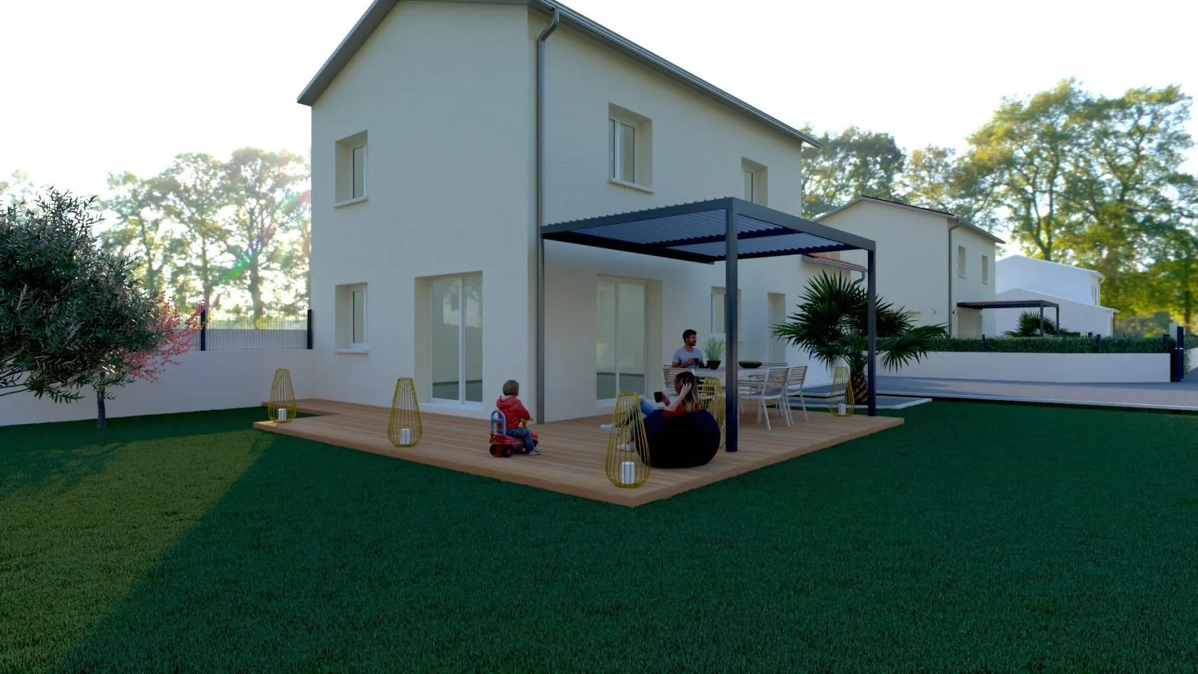 Maison neuve 90 m² à Saint-Marcellin-en-Forez (42680)
