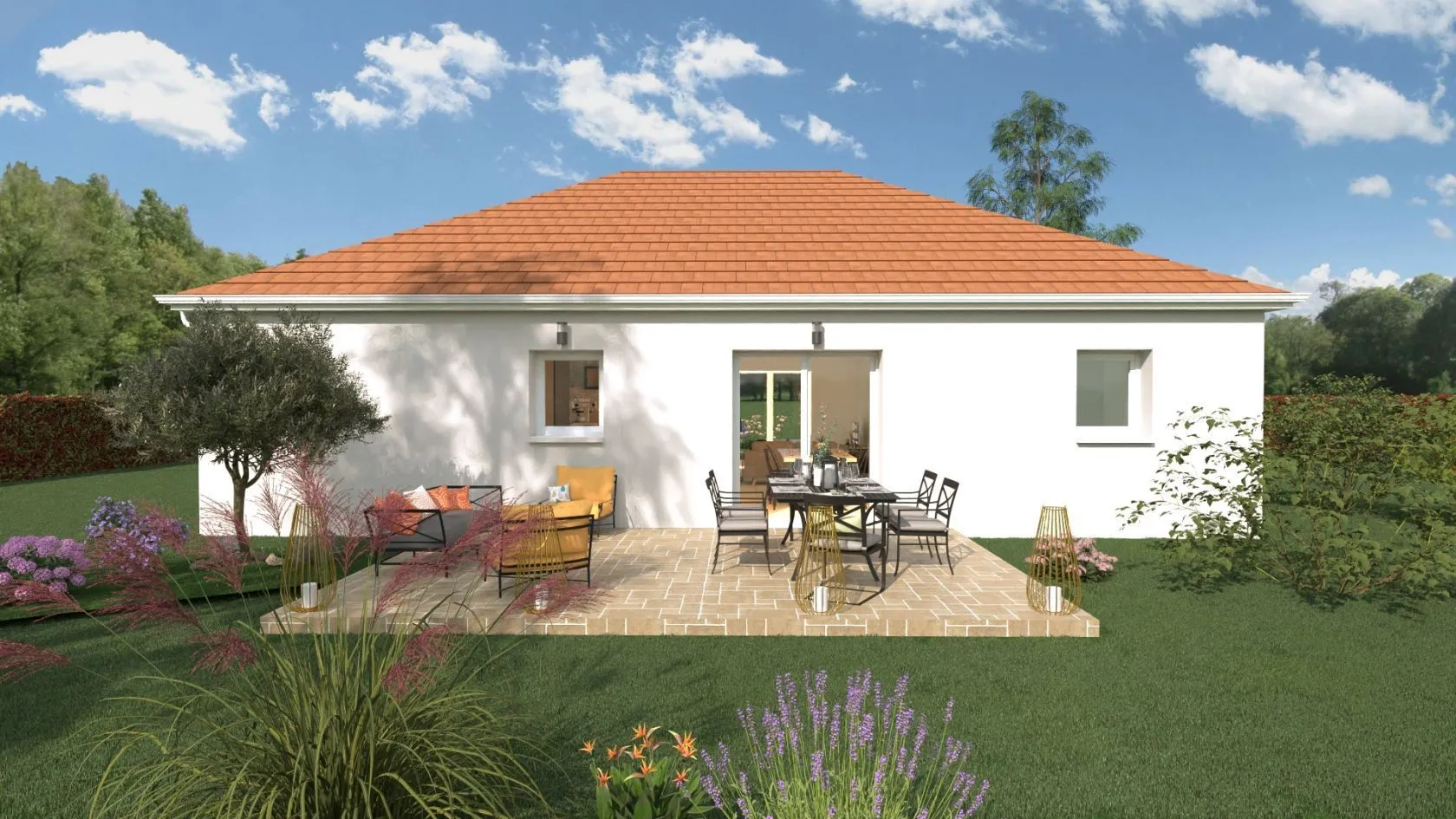 Maison neuve 74 m² à Desertines (03630)